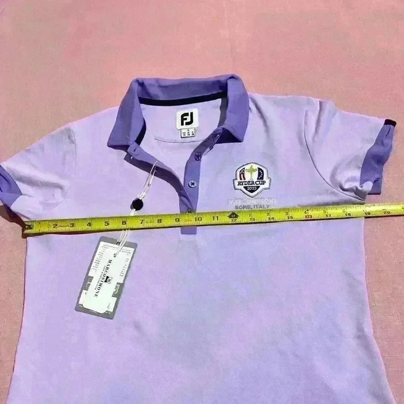FootJoy Ryder Cup 2023 Rome Italy Womens Golf Polo Shirt Size Small - Picture 4 of 11
